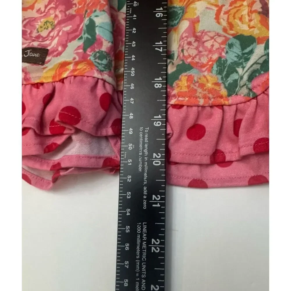 Matilda Jane Girls Floral Ruffle Nightgown Shift Dress Size 4